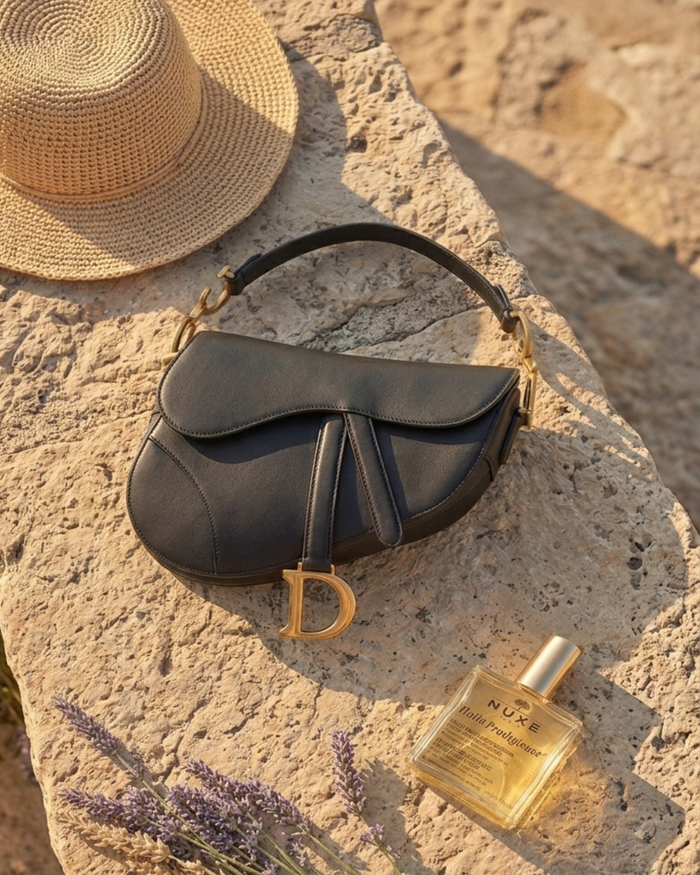 Curved Grained Bag