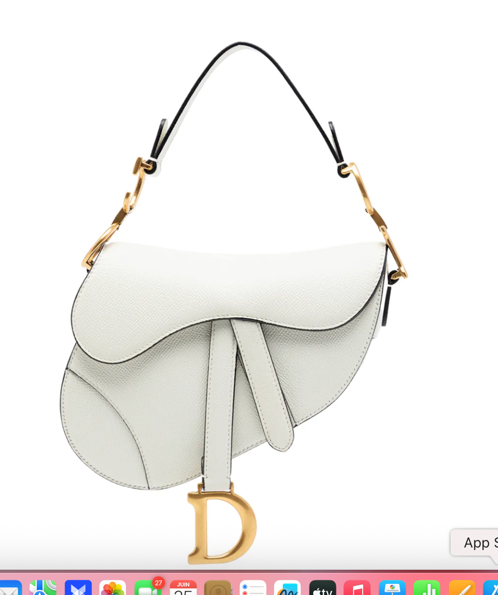 Curved Grained Bag